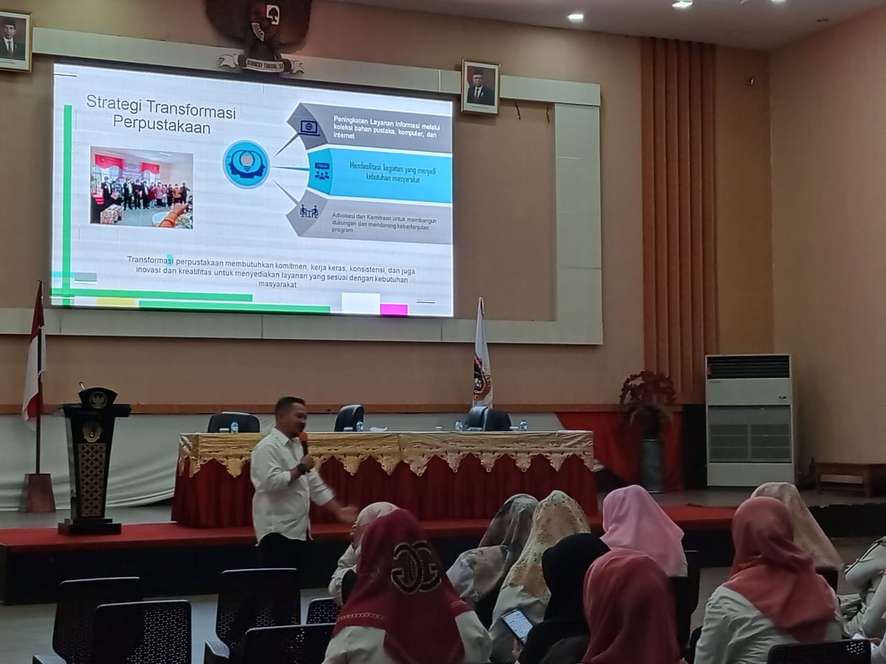 Dinas Perpustakaan dan Kearsipan Kota Gorontalo Kembali Sosialisasikan Transformasi Berbasis Inklusi Sosial (TPBIS) Tahun 2023